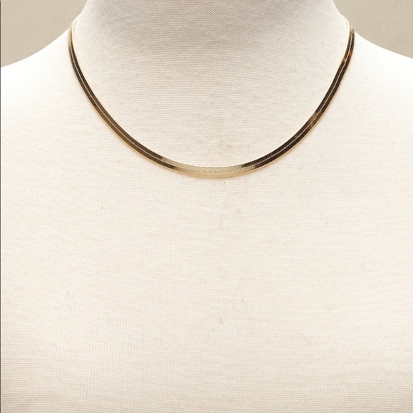Banana Republic Factory Jewelry - Banana Republic NWOT Flat Herringbone Necklace